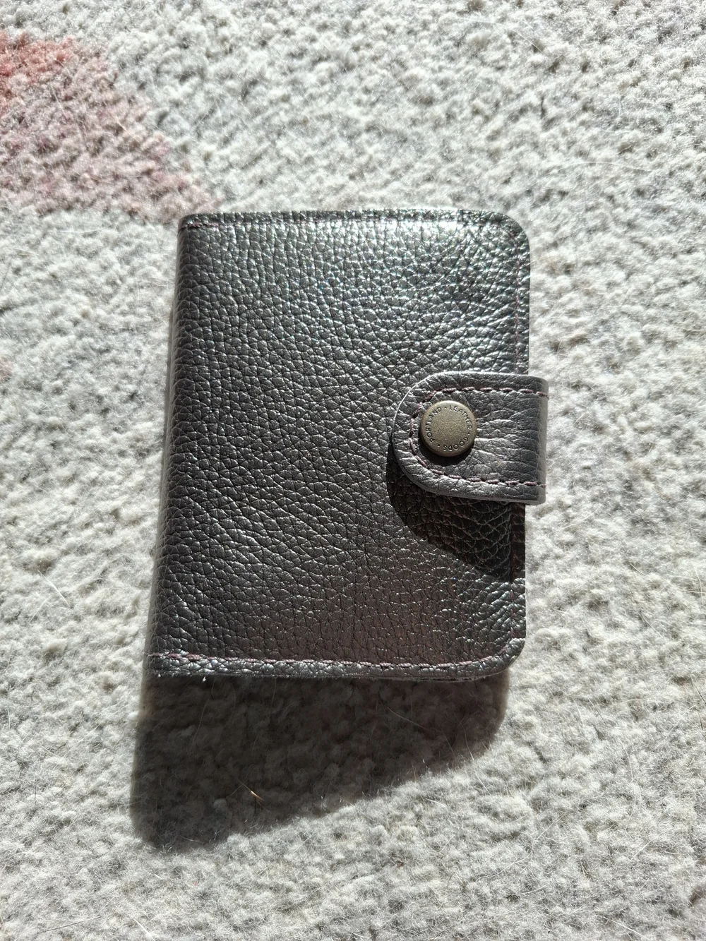 Stardust 🦄 Portland Leather Metallic Bi-fold Wallet NWT